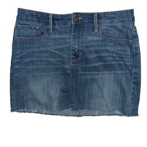 ‎Old Navy denim gray bottom skirt 8